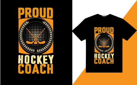 Proud Hockey Ciach Graphic T-shirt Designs By Jerin30