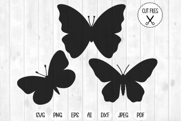 Butterfly Svg, Butterfly Silhouette Grafica Creazioni Di DreanArtDesign
