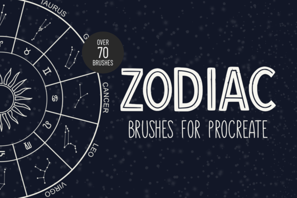 Zodiac Brushes for Procreate Graphic Brushes By designavmad