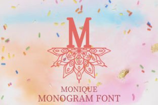Monique Decorative Font By CraftedType Studio 1