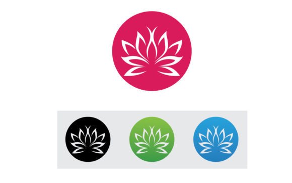 Lotus Flowers Design Logo Template Icon Graphic Logos By Alby No