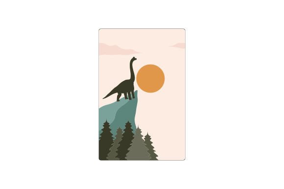 Dinosaur Vintage Poster Dinosaurs Craft Cut File By Creative Fabrica Crafts