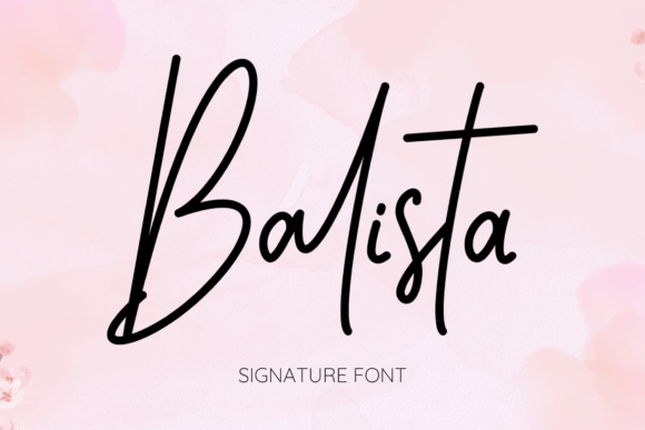 Balista Script & Handwritten Font By dilbadil