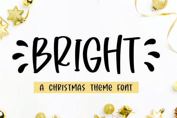 Bright Display Font By Mozatype