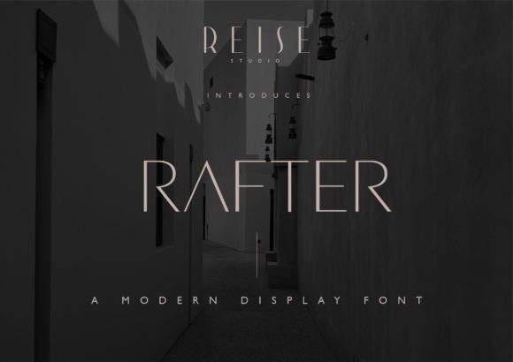 Rafter Sans Serif Font By reisestudio