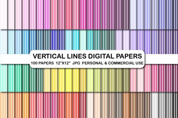 100 Vertical Lines Background Papers Graphic Patterns By bestgraphicsonline