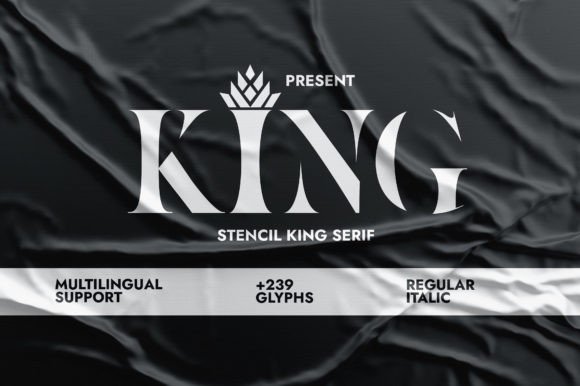 King Serif Font By Minimalistartstudio