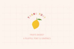 Fruits Basket Display Font By  Drawbbit 10