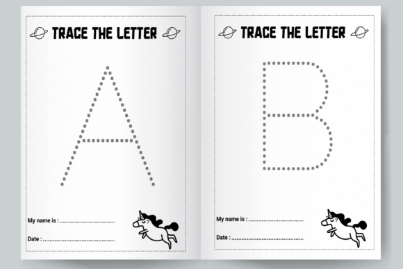 Latters Tracing Single Latter (upper) Grafik Arbeitsblätter und Unterrichtsmaterialien Von ARTNEST