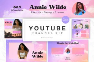 YouTube Branding Kit Editable in Canva Graphic Social Media Templates By OniriqveDesigns 1
