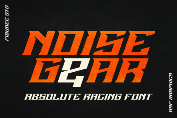 Noise Gear Slab Serif Font By figuree studio
