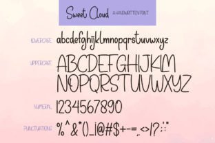 Sweet Cloud Script & Handwritten Font By Nirmala Creative 7