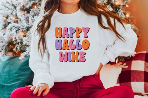 Halloween Quote Design, Happy Hallo Wine Graphic Crafts By CraftStudio
