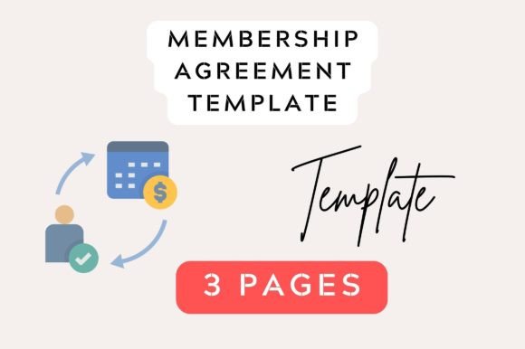 Membership Contract Template Graphic Print Templates By Realtor Templates