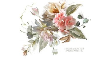 Harmonia Flowers Autumn Collection Graphic Illustrations By Mikibith Art 5