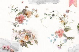 Harmonia Flowers Autumn Collection Graphic Illustrations By Mikibith Art 9