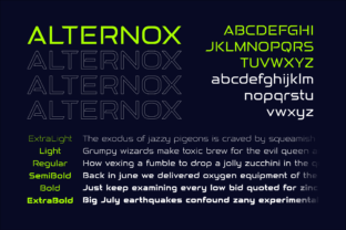 Alternox Sans Serif Font By asenbayu 7