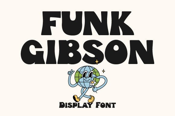 Funk Gibson Display Font By Prioritype
