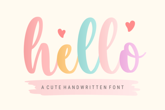 Hello Script & Handwritten Font By jinanstd