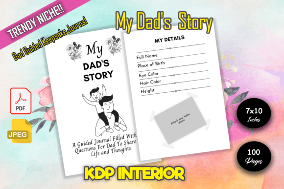 My Dad's Story Graphic KDP Interiors By DigiGrove