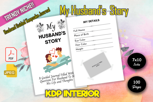 My Husband's Story Graphic KDP Interiors By DigiGrove