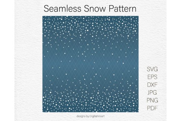 Snow Svg Seamles Snow Pattern Background Graphic Icons By DigitalArsiart