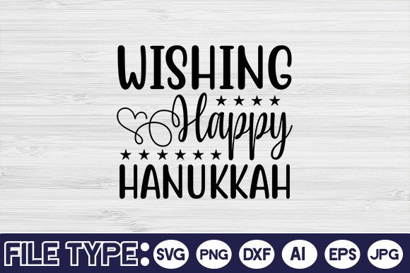 Wishing Happy Hanukkah Graphic Crafts By creative creator