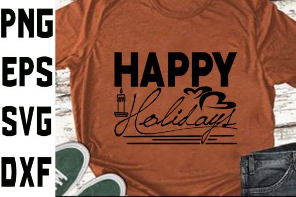 Happy Holidays Graphic T-shirt Designs By Graphics Home