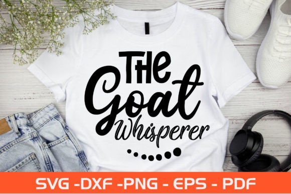 The Goat Whisperer SVG Design Grafik Plotterdateien Von monidesignhat