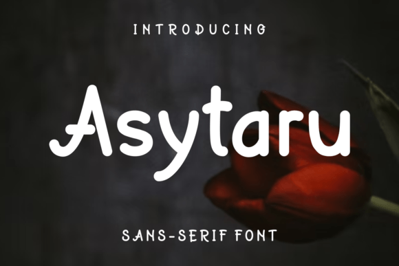 Asytaru Sans Serif Font By lelevien