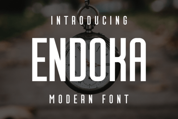 Endoka Sans Serif Font By lelevien