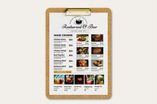 Food Menu Template Graphic Print Templates By craftsmaker 4
