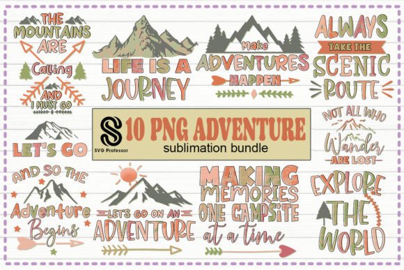 Mountain Adventure Bundle Graphic Crafts By SVG Professor