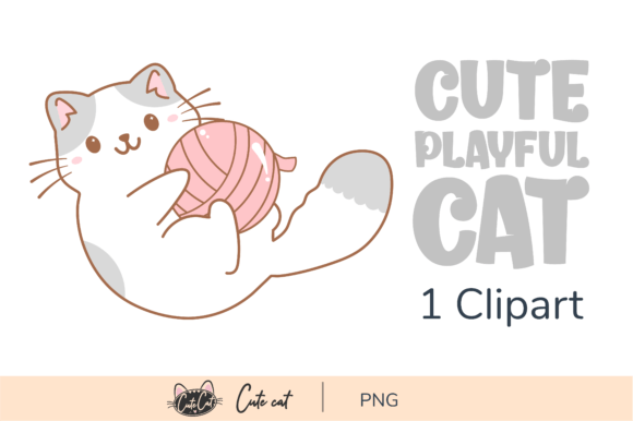 Cute Playful Cat  Afbeelding Crafts Door cutecat