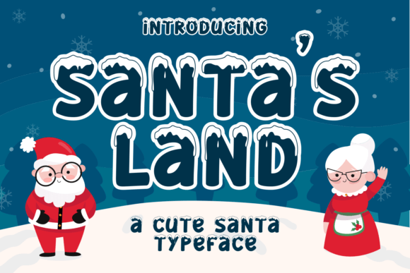 Santa's Land Decorative Font By Ari (7NTypes)