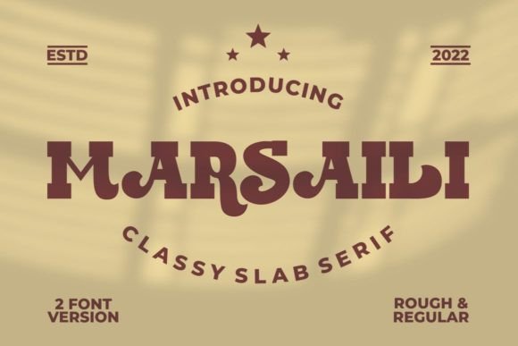 Marsaili Slab Serif Font By putracetol