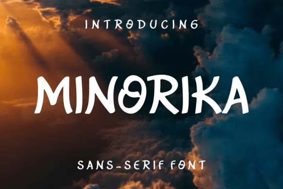 Minorika Sans Serif Font By lelevien