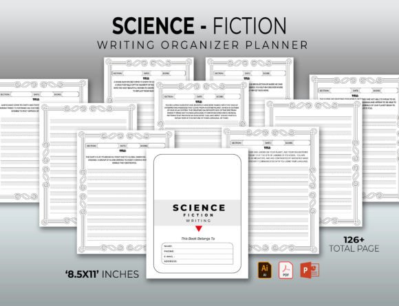 Science Fiction Writing – KDP Interior Gráfico Interiores KDP Por Obayes