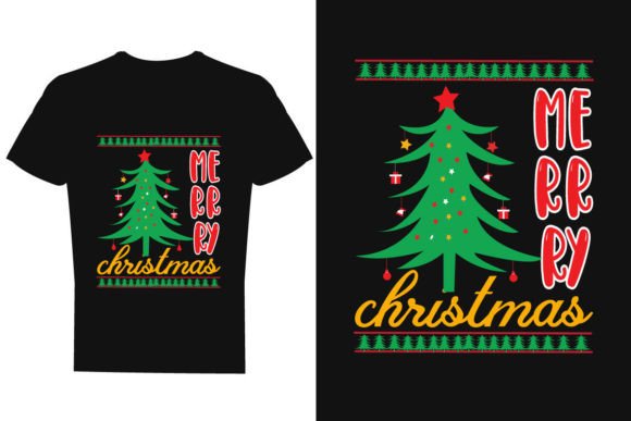 Merry Christmas Gráfico Designs de Camisetas Por Tamanna Store