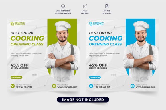 Special Cooking Class Poster Vector Grafika Szablony Graficzne Przez iftikharalam