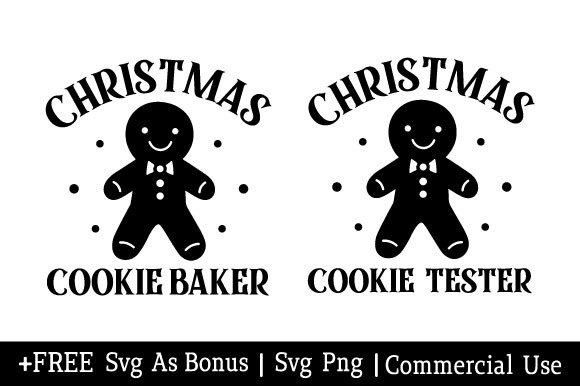 Christmas Cookie Baker, Tester SVG Graphic Crafts By Summer.design