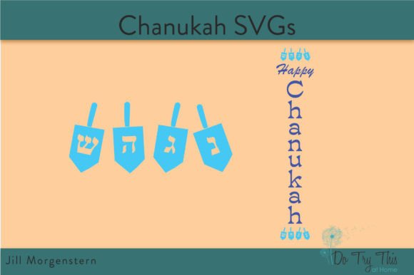 Chanukah Dreidel SVG Afbeelding Crafts Door Do Try This at Home