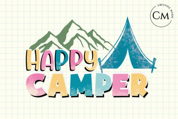 Happy Camper Grafica Creazioni Di Creative magic