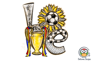 Soccer Love Sublimation PNG Graphic Crafts By owlsome.designs 1