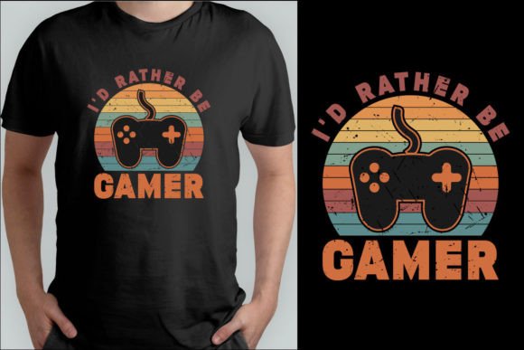 Gaming T Shirt Design, Vector Gamer Graphic T-shirt Designs By sayedhasansaif04