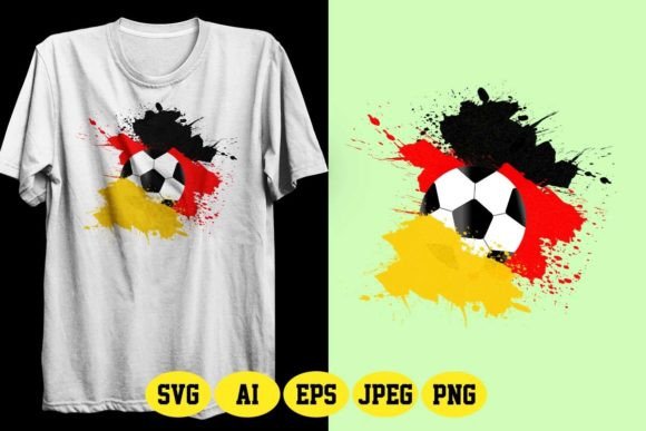Germany National Football Team Graphic T-shirt Designs By fatimaakhter01936