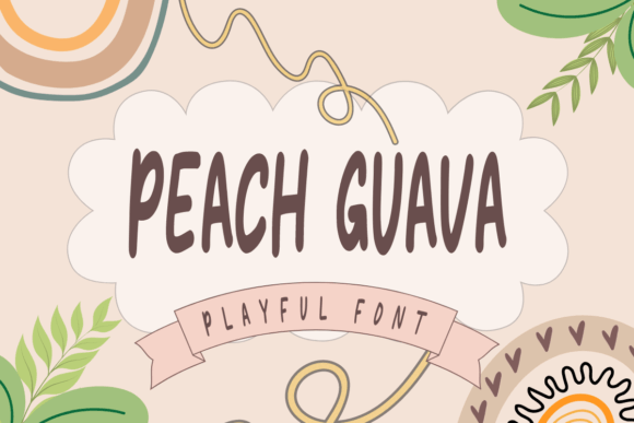 Peach Guava Display Font By Letterayu
