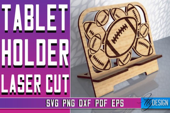 Tablet Holder Laser Cut SVG | Phone SVG Graphic Crafts By flydesignsvg
