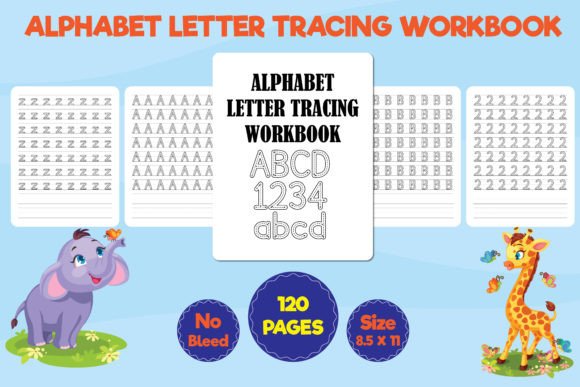 Alphabet Letter Tracing Workbook Gráfico K Por 2masudrana4