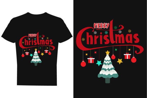 Merry Christmas T Shirt Design Gráfico Diseños de Camisetas Por Tamanna Store
